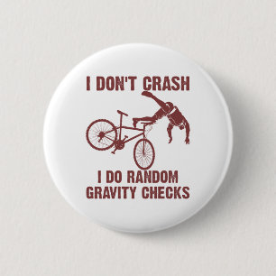 Funny Mountain Bike Gift Cute Mtb Biking Lover Men 6 Cm Round Badge