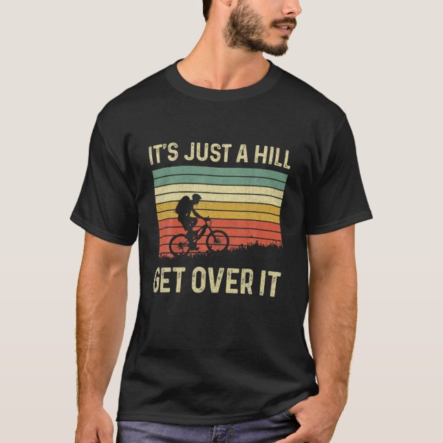 Funny Mountain Biking Design For Men Women Trail R T-Shirt (Front)