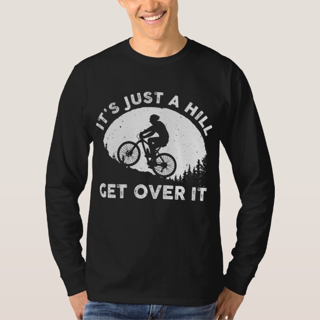 Funny Mountain Biking Design For Men Women Trail R T-Shirt (Front)