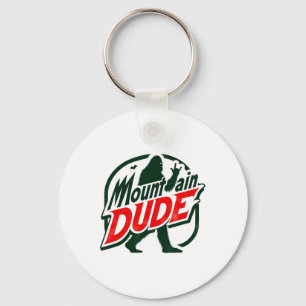 Funny Mountain Dude Bigfoot Sasquatch Hiking Gift  Key Ring