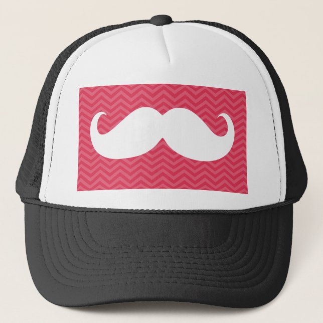 Funny Moustache 2 Trucker Hat (Front)