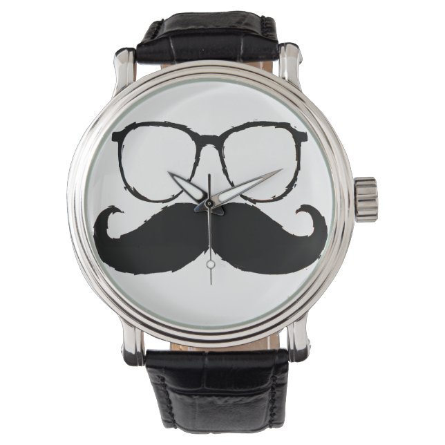 Funny Moustache 4 Watch (Front)