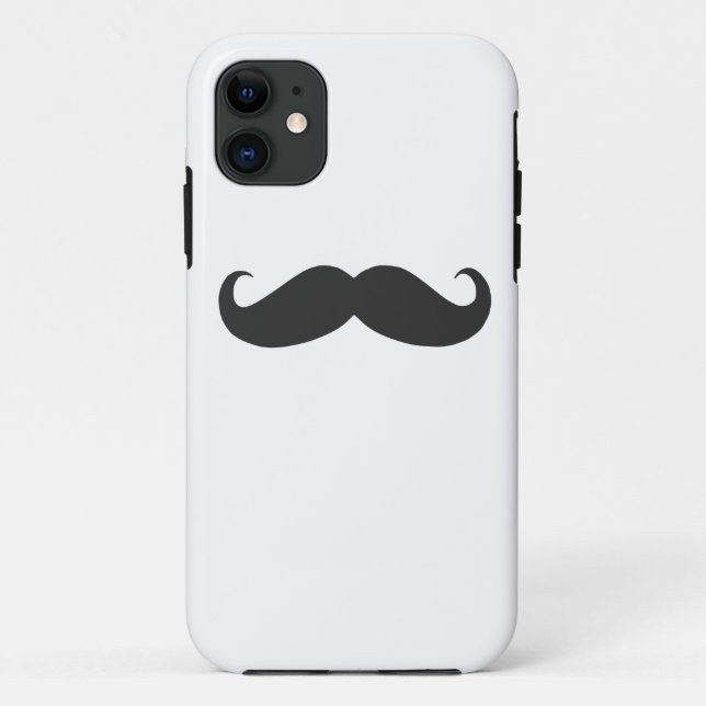 funny moustache Case-Mate iPhone case (Back)