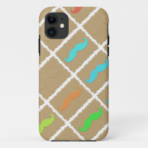 Funny Moustache iPhone 11 Case