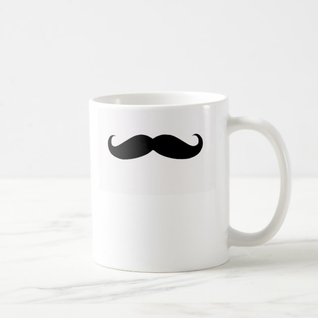 funny moustache coffee mug (Right)
