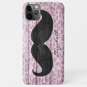 Funny Moustache Custom Monogram Case-Mate iPhone Case