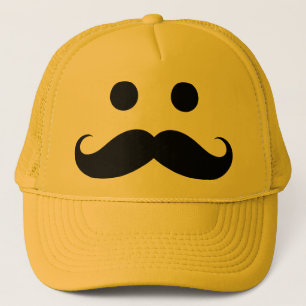 Funny Moustache Face Hat