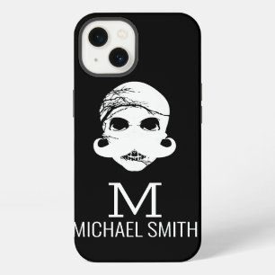 Funny Moustache Monogram iPhone 13 Case