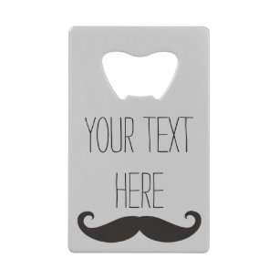 Funny Moustache / Schnurrbart + your text