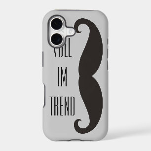 Funny Moustache / Schnurrbart + your text