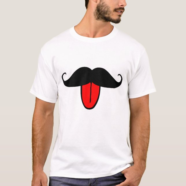 Funny moustache T-Shirt (Front)