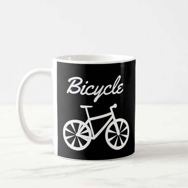 Funny Moutain Bike Coffee Mug (Left)