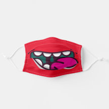 Funny Mouth, Smile Face Mask, Face Cover
