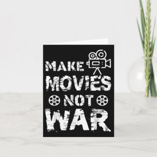 Funny Movie Director Film Making Quote Make Movies Card