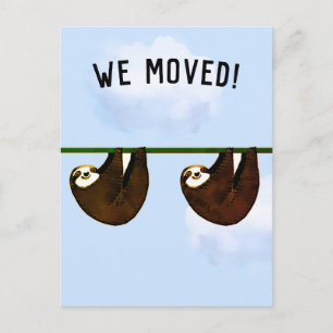 Funny Moving Announcement Postcard