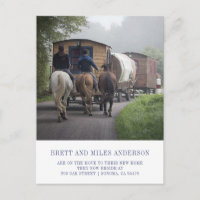 Funny Moving Announcement Postcard