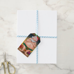Funny Mr & Mrs Christmas Gift Tags 