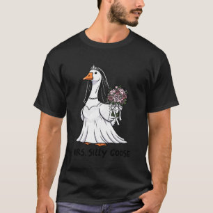 Funny Mr. Silly Goose Couple Matching Wedding Humo T-Shirt