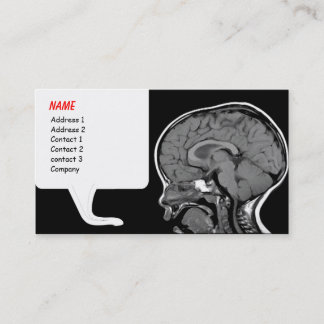 Funny MRI business card template