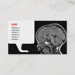 Funny MRI business card template