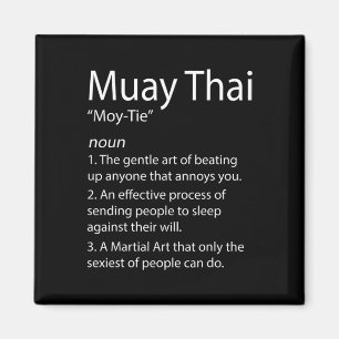 Funny Muay Thai And Thai Boxing - Muay Thai Defini Magnet