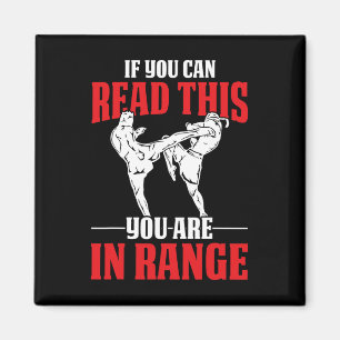 Funny Muay Thai Boxing Mma Mixed Martial Arts Kick Magnet