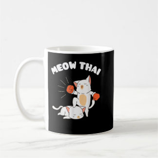 Funny Muay Thai Cats Thai Boxing Fighter Gift 779 Coffee Mug