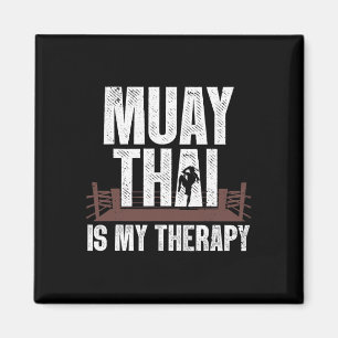 Funny Muay Thai Design For Men Women Kids Muay Tha Magnet