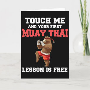 Funny Muay Thai Lesson - Thai Boxing Kickboxing Be Card