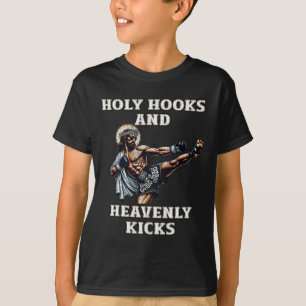 Funny Muay Thai Lord Jesus Thai Boxing Kickboxing T-Shirt