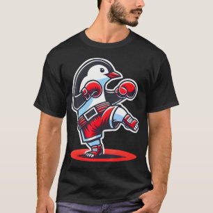 Funny Muay Thai Penguin - Thai Boxing Martial T-Shirt