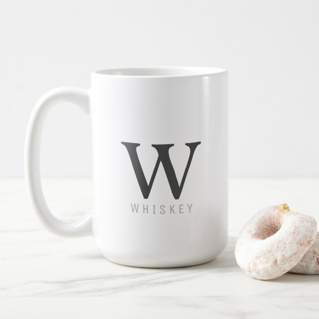 Funny Mug Whiskey Trendy (With Donut)