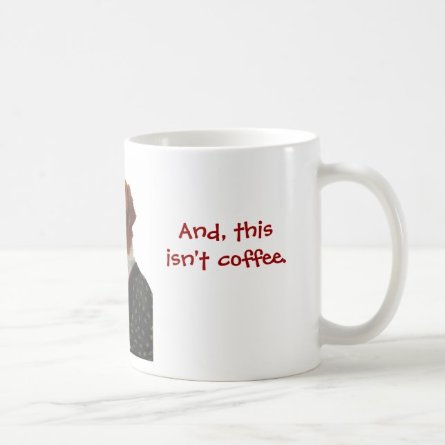 Funny mug with St. Bernard (Right)