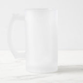 Funny mugs: Shank-o-potamus Frosted Glass Beer Mug (Left)