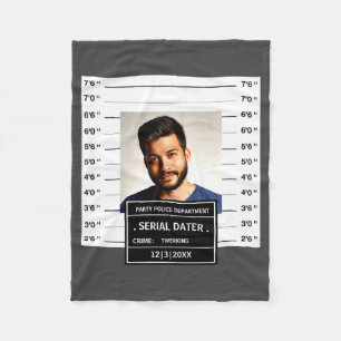 Funny Mugshot Ster  Fleece Blanket