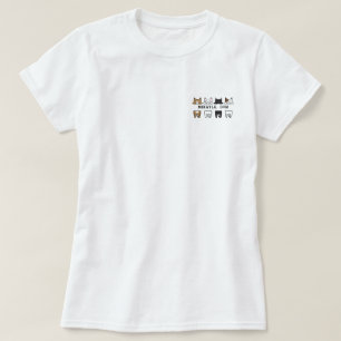 Funny Multicolor Cat Frame T-Shirt