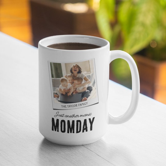 Funny Mum 2 Photo Gift Two-Tone Coffee Mug (Creator Uploaded)