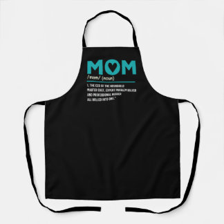 Funny Mum Definition Master Chef Mother's Day Gift Apron