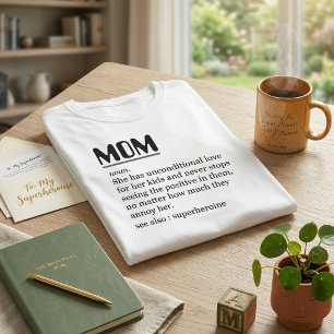 Funny Mum Definition Sarcastic Witty Mother's Day  T-Shirt