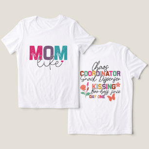 Funny Mum Life Chaos Coordinator Tri-Blend Shirt