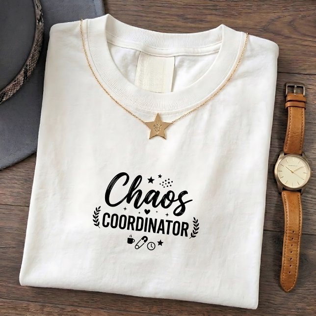Funny Mum Life Graphic Tee - Coordinator Chaos (Creator Uploaded)