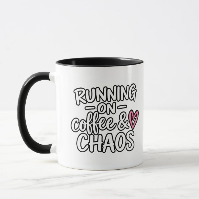 Funny Mum Life Quote Mug (Left)