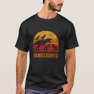 Funny Mum Mama Dinosaur 4 Four kids Mamasaurus Wif T-Shirt