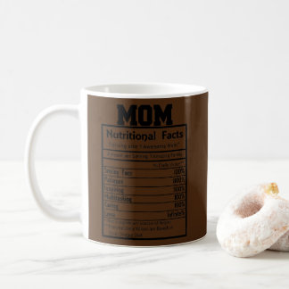 Funny Mum Nutritional Facts Amazing Awesome  Coffee Mug
