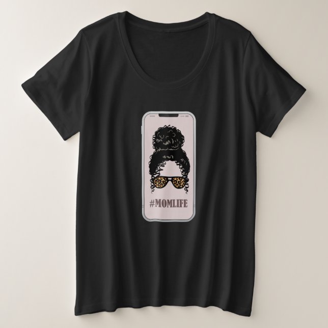 Funny Mum  Plus Size T-Shirt (Design Front)