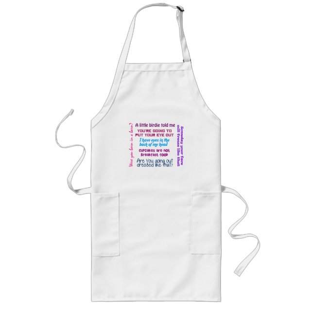 Funny Mum Quotes Apron (Front)