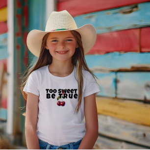 Funny mum red cherry vibe slogan birthday T-Shirt