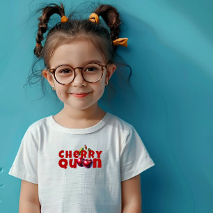 Funny mum red cherry vibe slogan birthday T-Shirt