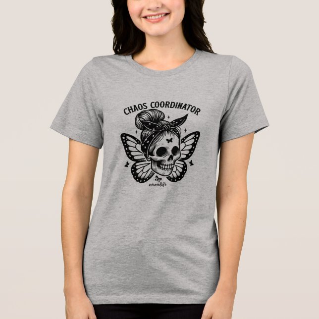 Funny Mum Shirt Chaos Coordinator Mum Gift (Front)