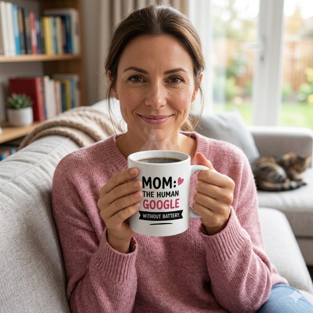 Funny Mum The Human Google Coffee Mug (Creator Uploaded)